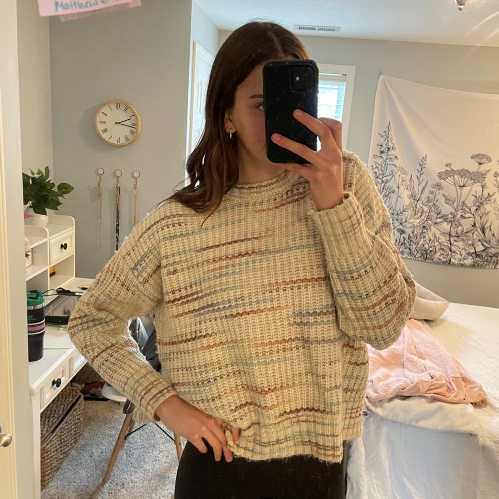 AE Striped Colorful Sweater - Picture 2 of 5